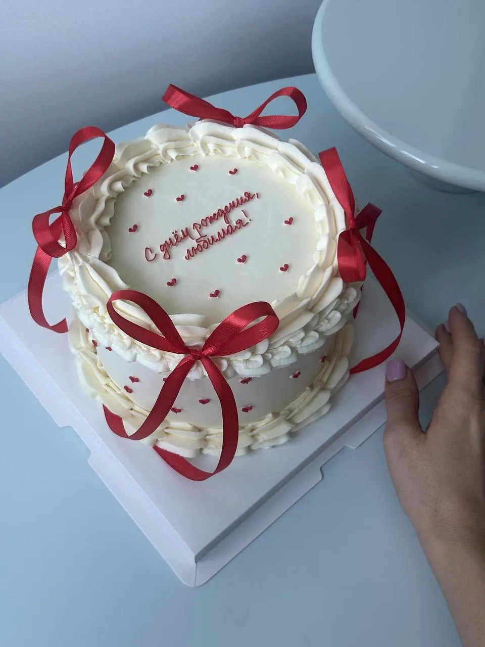 Бенто «С днём рождения, любимая» в коробке — Nastassia Chocolate