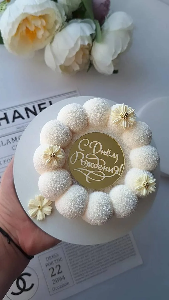 Муссовый торт с гладким покрытием — Nastassia Chocolate
